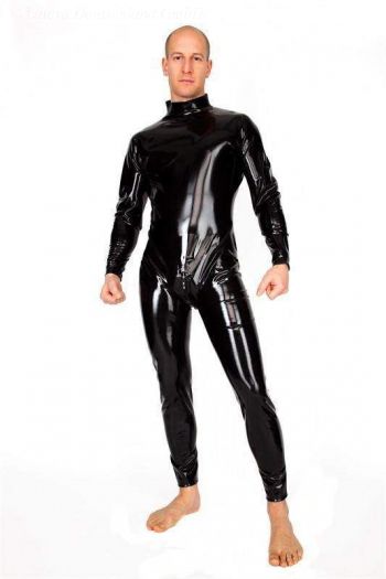 Latex Catsuit With Full-Length Zipper 1194M