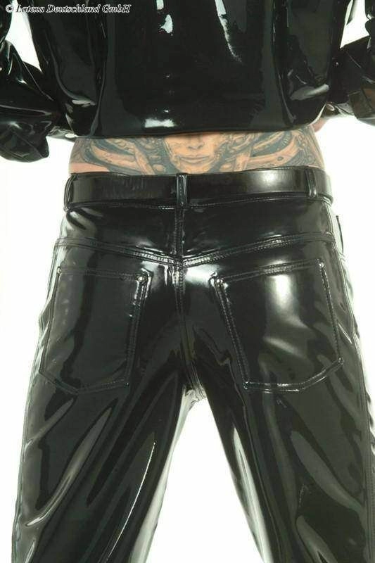 Black and Grey | Latex men, Mens outfits, Leather pants