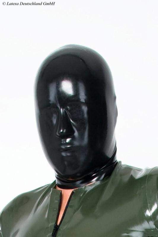 Latex Men's Hood Without Holes