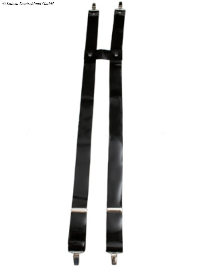 Latex Suspenders, Thick Latex