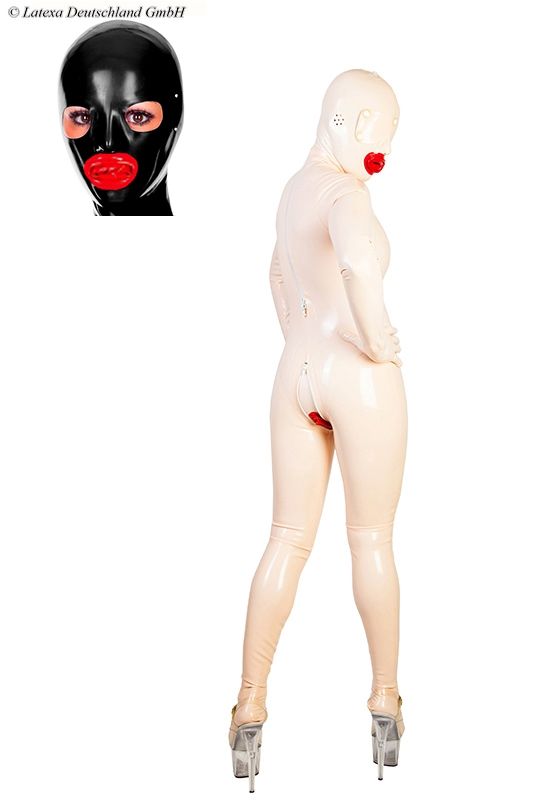 Latex Catsuit: Full-Body With Vaginal And Anal Sheaths