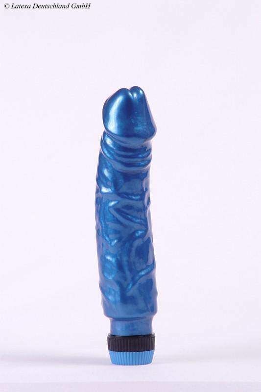 Latex Penis Vibrator, 21 x 4.5 cm