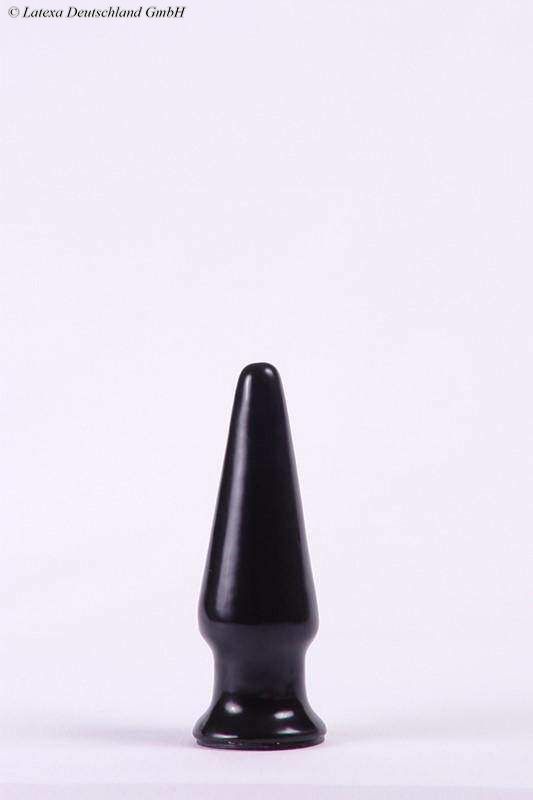 Latex Butt Plug, 17 x 4.5 cm
