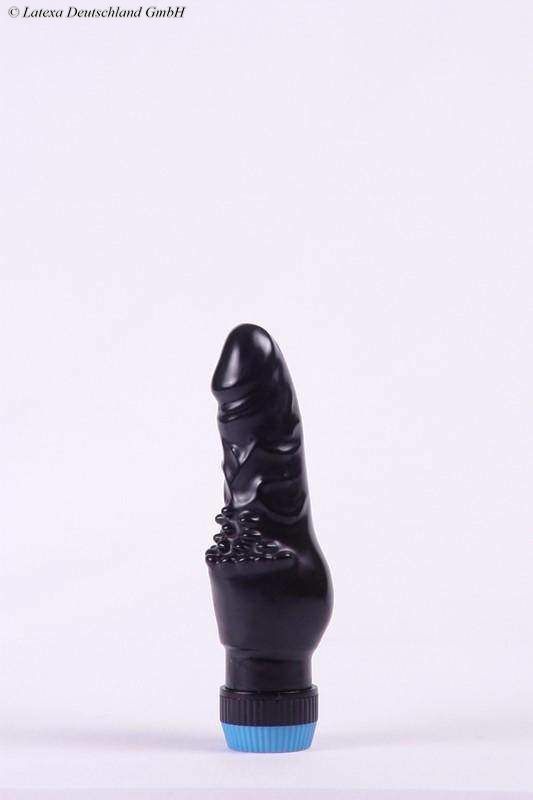 Latex Penis Vibrator, 16.5 x 3.5 cm | Rubber Loft
