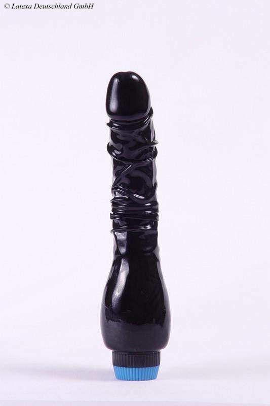 Latex Vibrator With Flexible Foreskin, 3 Sizes | Rubber Loft