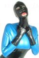 Latex Lady’s Hood With Reinforced Openings