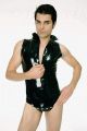 Latex Men's Bodysuit With Snap Crotch 