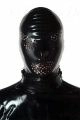 Latex Hood With Wide Perforated Holes