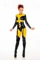 Latex Women's  Catsuit With Buckles