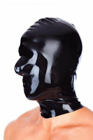 Latex Hood With Openings For Mouth And Nose 1109-04