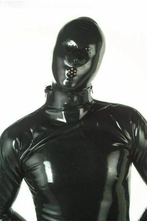 Latex Hood With Perforated Holes  1109-06