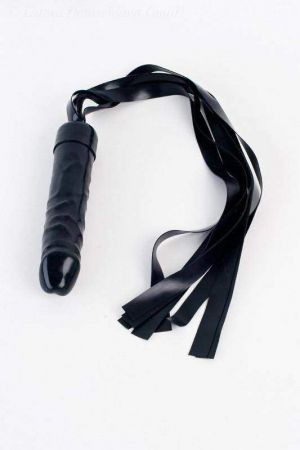 Latex Whip With Penis-Shaped Handle