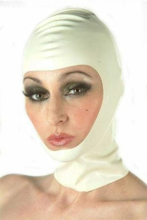 Latex Hood With Full Face Opening