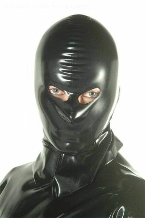Latex Hood, Hangman’s With Holes For Eyes And Nose 1138A