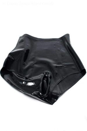 Latex Panties With Vaginal Lips And Open Crotch