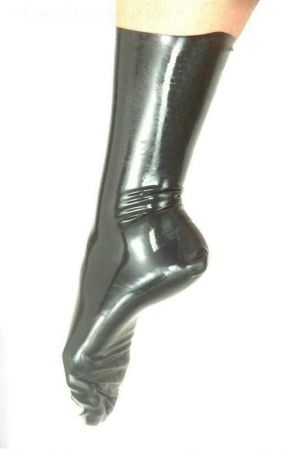 Latex Men's Socks, Thick Latex  1163M-06