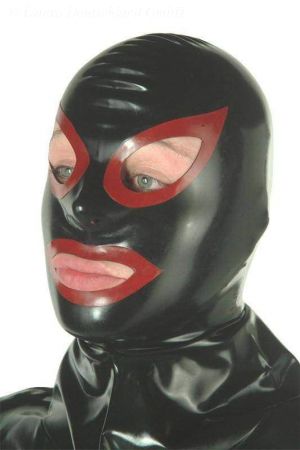 Latex Hood With Contrasting Color 1345