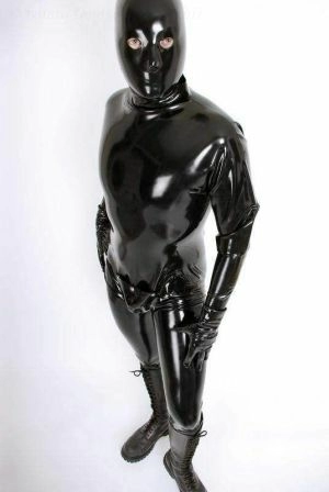 Latex Catsuit With Codpiece  3153