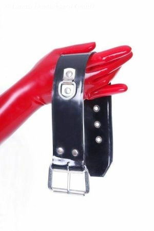 Latex Ladies’ Collar With D-Ring, Thick Latex