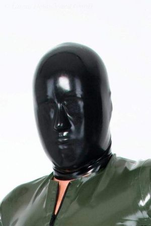 Latex Men’s Hood Without Holes, Thick Latex 3249