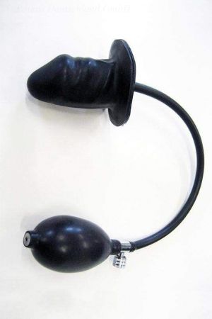 Latex Inflatable Penis Gag 6070
