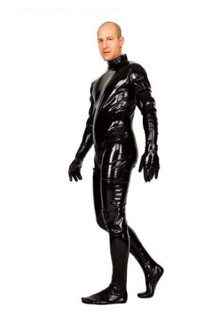 Latex Catsuit: Full-Body With Penis Sheath | Rubber Loft