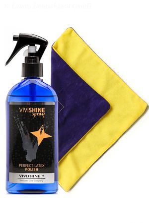 Latex Polish Spray With Cloth, Vivishine (Bundle) 1007S