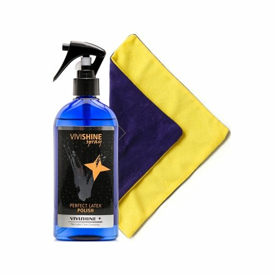 Latex Polish Spray With Cloth, Vivishine (Bundle) Image